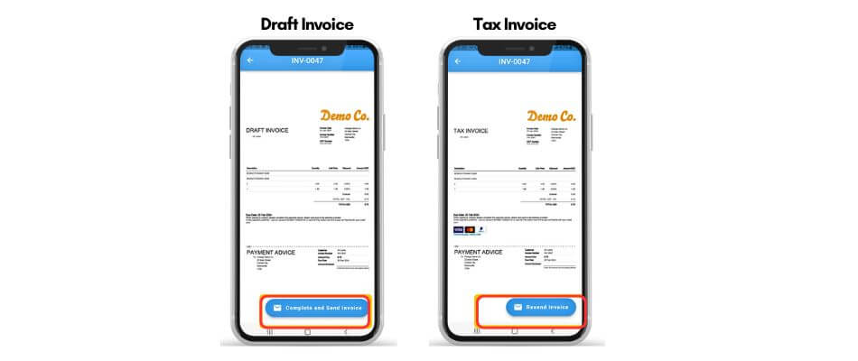 To resend or send an invoice from BOAhub To resend or send an invoice from BOAhub